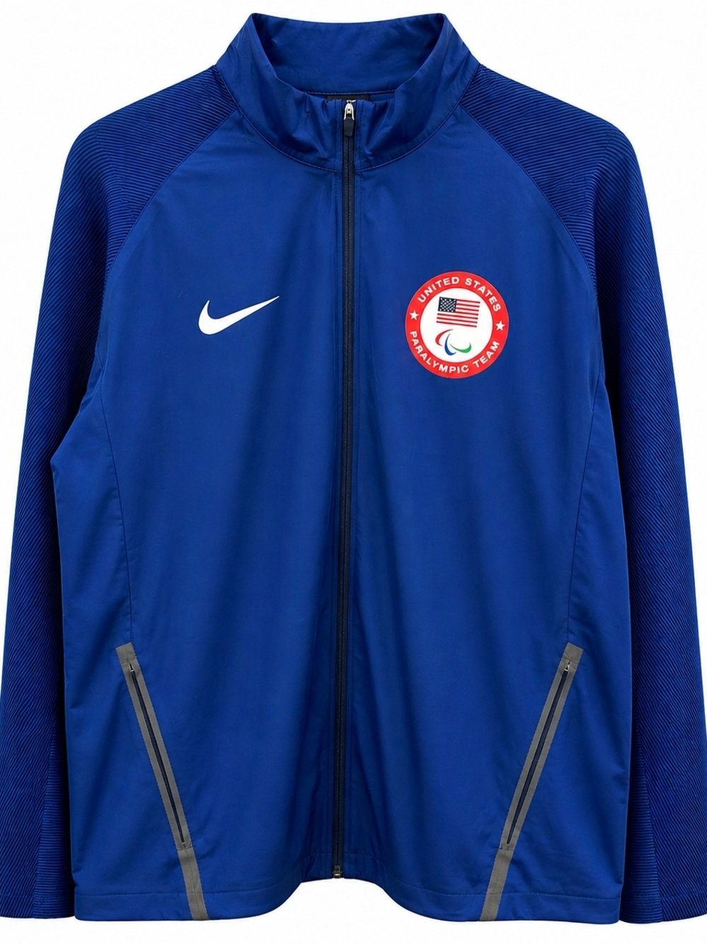 Nike Team USA Paralympic 2016 Jacket Blue Full Zip Men’s Large Olympic Rare
